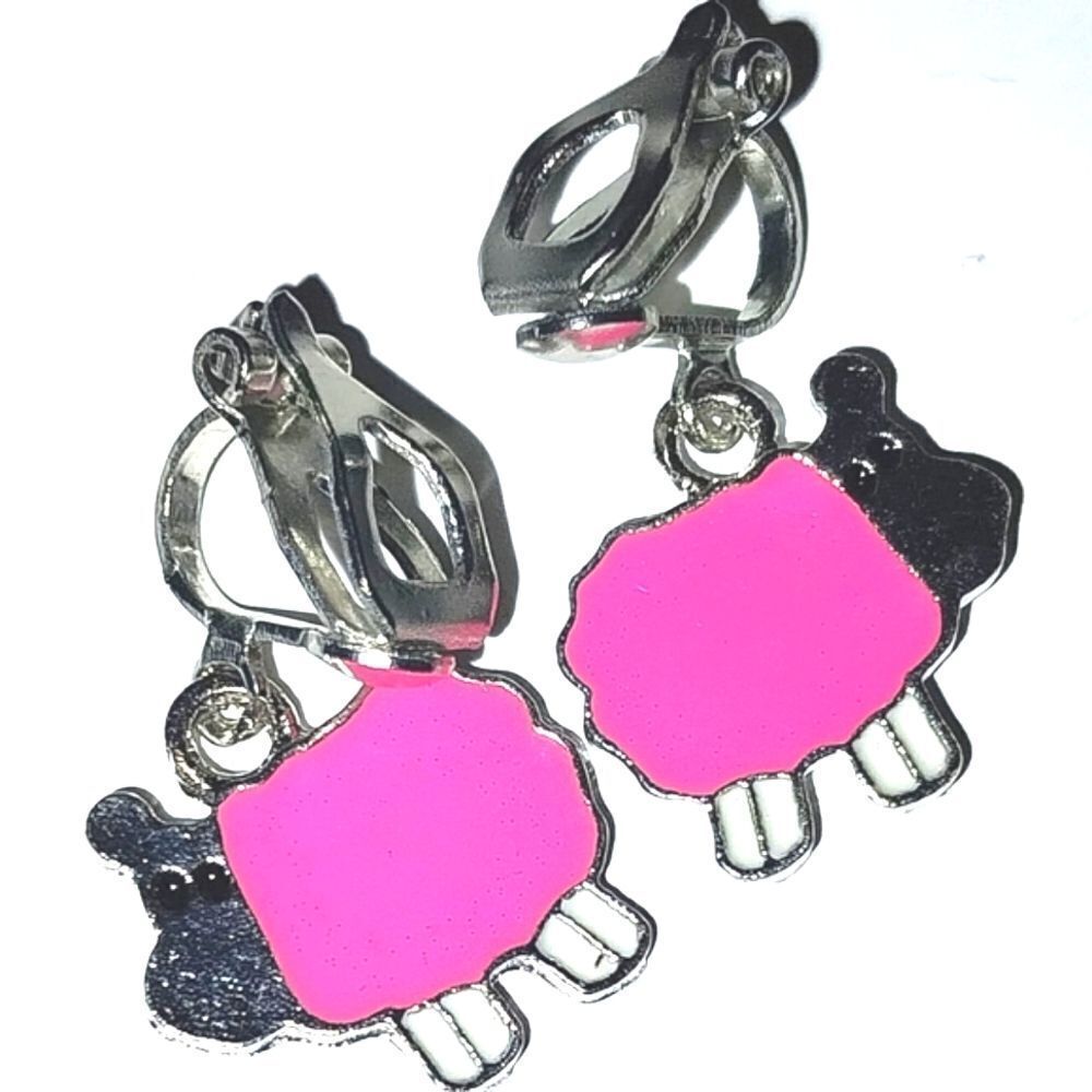 Super cute kid's fashion clip-on earrings